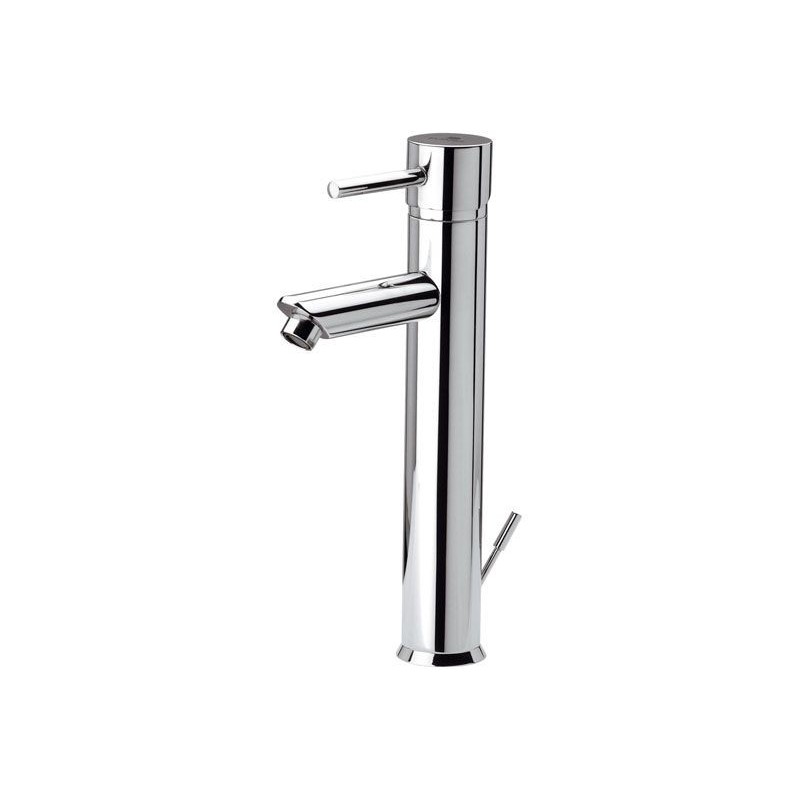 Miscelatore per lavabo alto ideale per i lavabi da appoggio, dotato di scarico - serie suvi Daniel Rubinetterie S20607CR