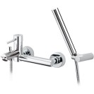 Miscelatore esterno vasca con flessibile cm.150 e doccia duplex, serie suvi di daniel rubinetterie Daniel Rubinetterie S20610CR