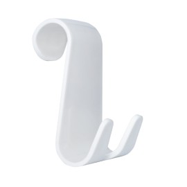Appendiabito color bianco con doppio gancio, per scaldasalviette Aquasanit A110200WW
