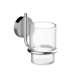 Bicchiere porta spazzolini serie wire - fissaggio ad incollo o con viti Aquasanit A200100CR