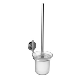 Porta scopino wc serie wire a muro - fissaggio ad incollo o con viti Aquasanit A200140CR