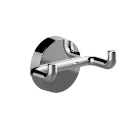 Porta abito serie wire con due ganci d'appoggio - fissaggio ad incollo o con viti Aquasanit A200210CR