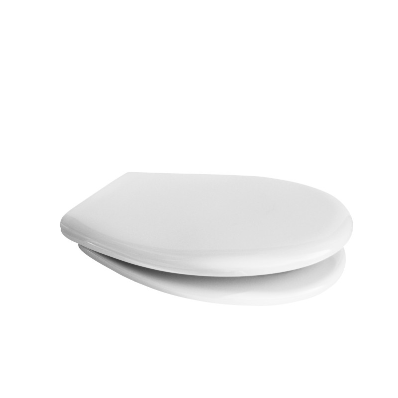 Sedile wc con cerniere inox soft close adattabile a modelli pozzi ginori e roca Dinoplast SCACER0485SE