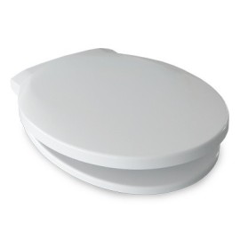 Sedile in termoindurente con cerniere in inox soft close adattabile a serie quarzo Dinoplast SCACER0488SE