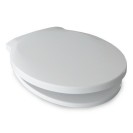 Sedile in termoindurente con cerniere in inox soft close adattabile a serie quarzo Dinoplast SCACER0488SE