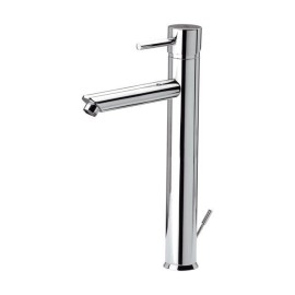 Rubinetto lavabo alto, per lavabo altoda appoggio con scarico - serie suvi Daniel Rubinetterie S20607XCR