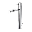 Rubinetto lavabo alto, per lavabo altoda appoggio con scarico - serie suvi Daniel Rubinetterie S20607XCR
