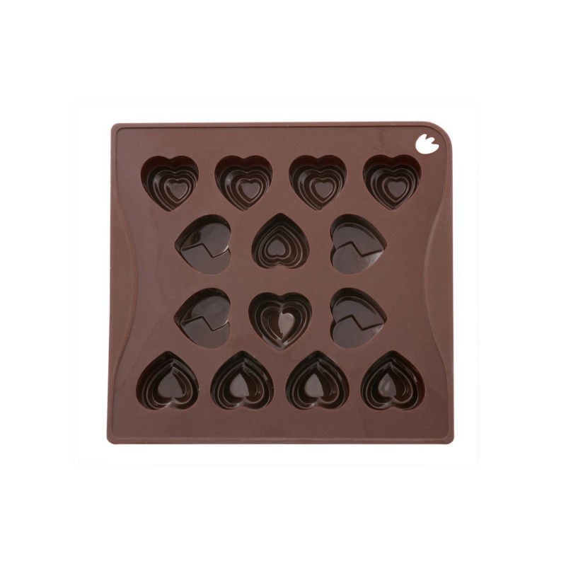 Choco ice in love, stampo per cioccolatini a forma di cuore Pavonidea CHOCO03 Choco ice in love, stampo per cioccolatini a forma di cuore Pavonidea CHOCO03