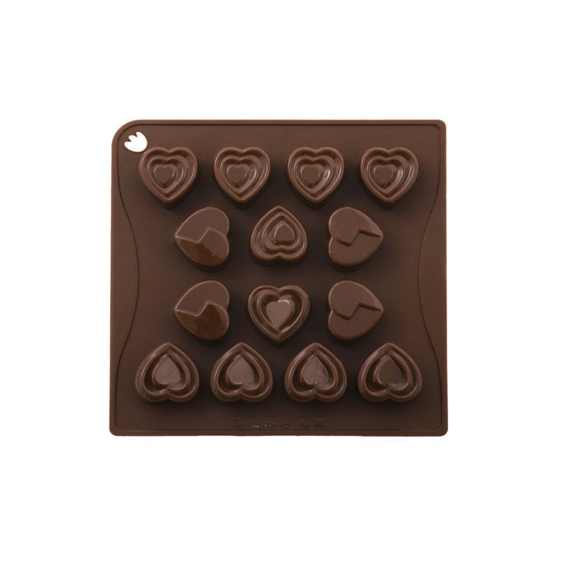 Choco ice in love, stampo per cioccolatini a forma di cuore Pavonidea CHOCO03 Choco ice in love, stampo per cioccolatini a forma di cuore Pavonidea CHOCO03