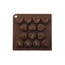 Choco ice in love, stampo per cioccolatini a forma di cuore Pavonidea CHOCO03 Choco ice in love, stampo per cioccolatini a forma di cuore Pavonidea CHOCO03