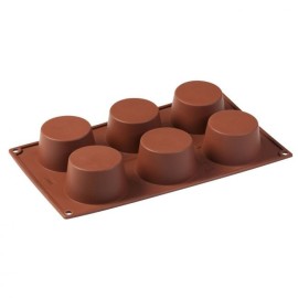 Stampo in silicone per muffin, 6 porzioni Pavonidea FR008