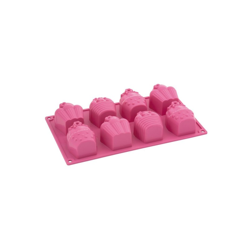 Stampo multiporzione con tre diversi soggetti, happy birthday 8 porzioni Pavonidea FR080 Stampo multiporzione con tre diversi soggetti, happy birthday 8 porzioni Pavonidea FR080