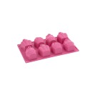 Stampo multiporzione con tre diversi soggetti, happy birthday 8 porzioni Pavonidea FR080 Stampo multiporzione con tre diversi soggetti, happy birthday 8 porzioni Pavonidea FR080
