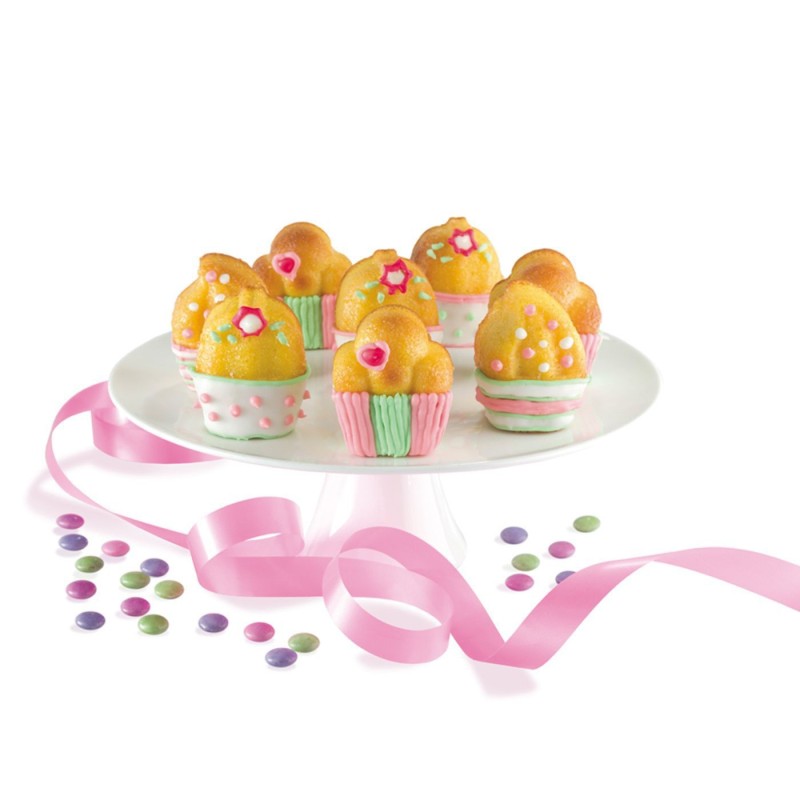 Stampo multiporzione con tre diversi soggetti, happy birthday 8 porzioni Pavonidea FR080 Stampo multiporzione con tre diversi soggetti, happy birthday 8 porzioni Pavonidea FR080