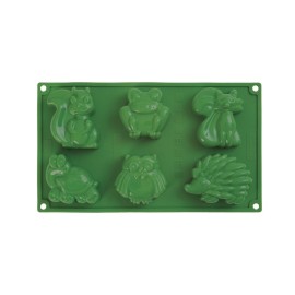 Stampo a forma di piccoli animali, 8 porzioni. in the wood Pavonidea FR085