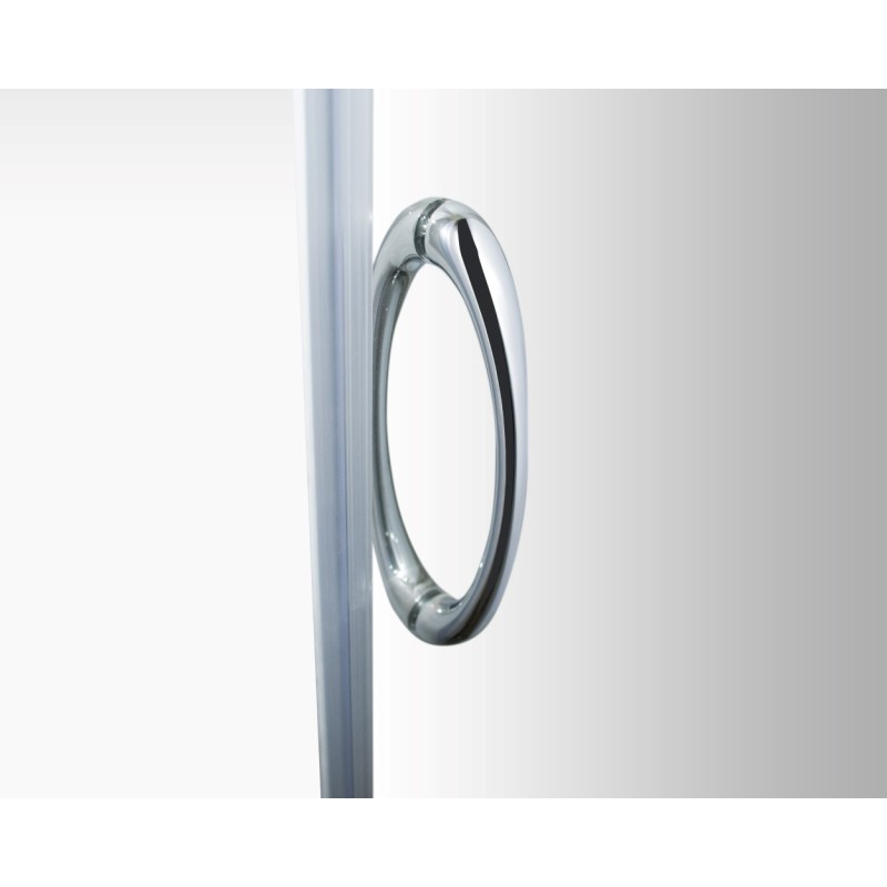 Box doccia quadrato 77-79 x 77-79 x 185 sp. 6 mm Idrobric SCACER0099CR