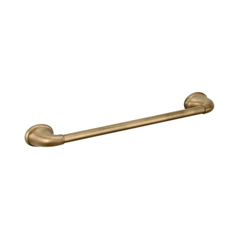 Porta salviette a muro 40 cm vecchio ottone revival Daniel Rubinetterie REPS97363