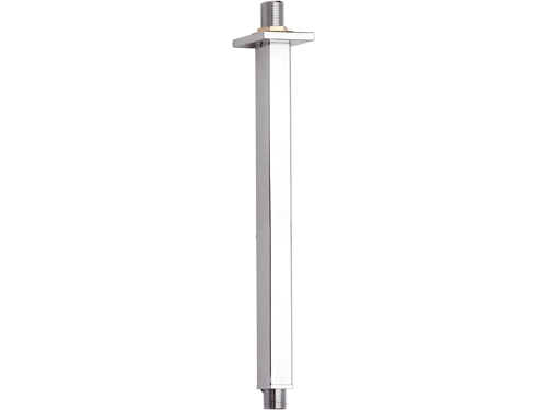 Braccio doccia da soffitto quadrato 30 cm