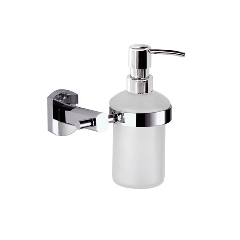 Dispenser in vetro bianco sabbiato - serie forma