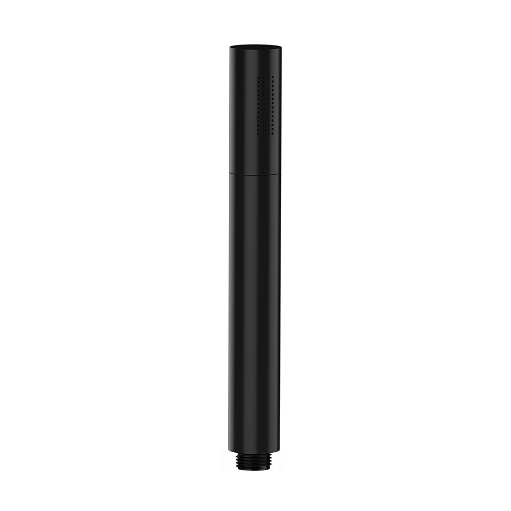 Doccetta minimale tonda nero opaco
