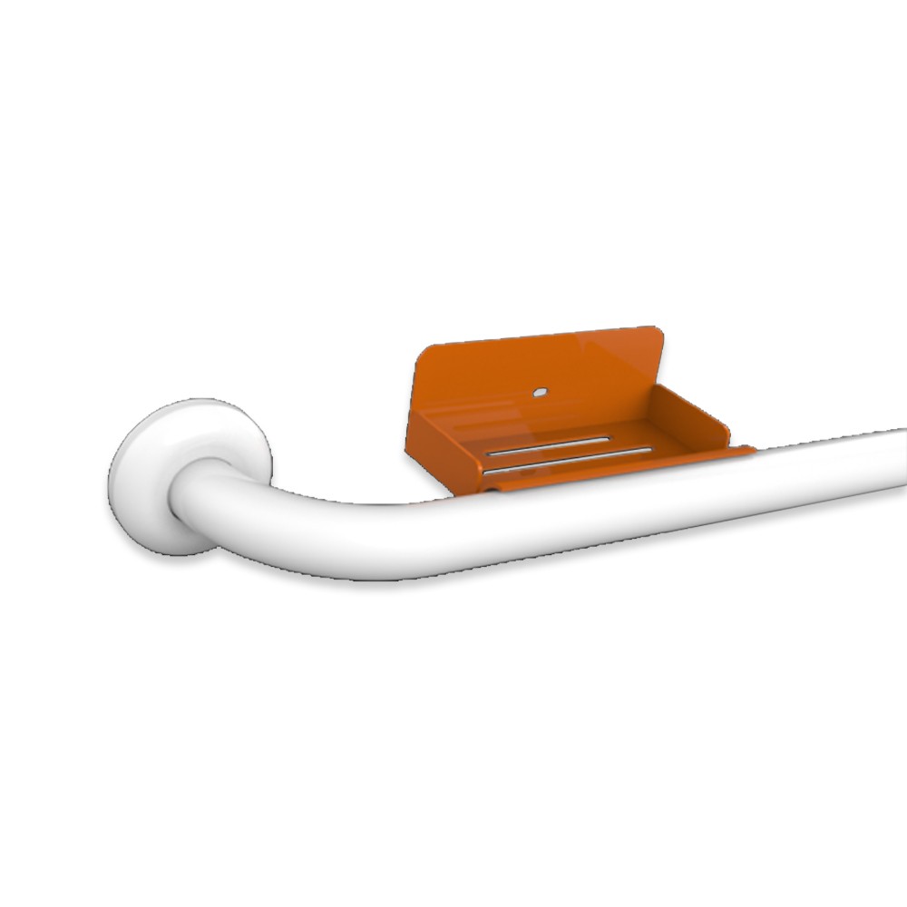 Porta sapone arancione per maniglie Goman