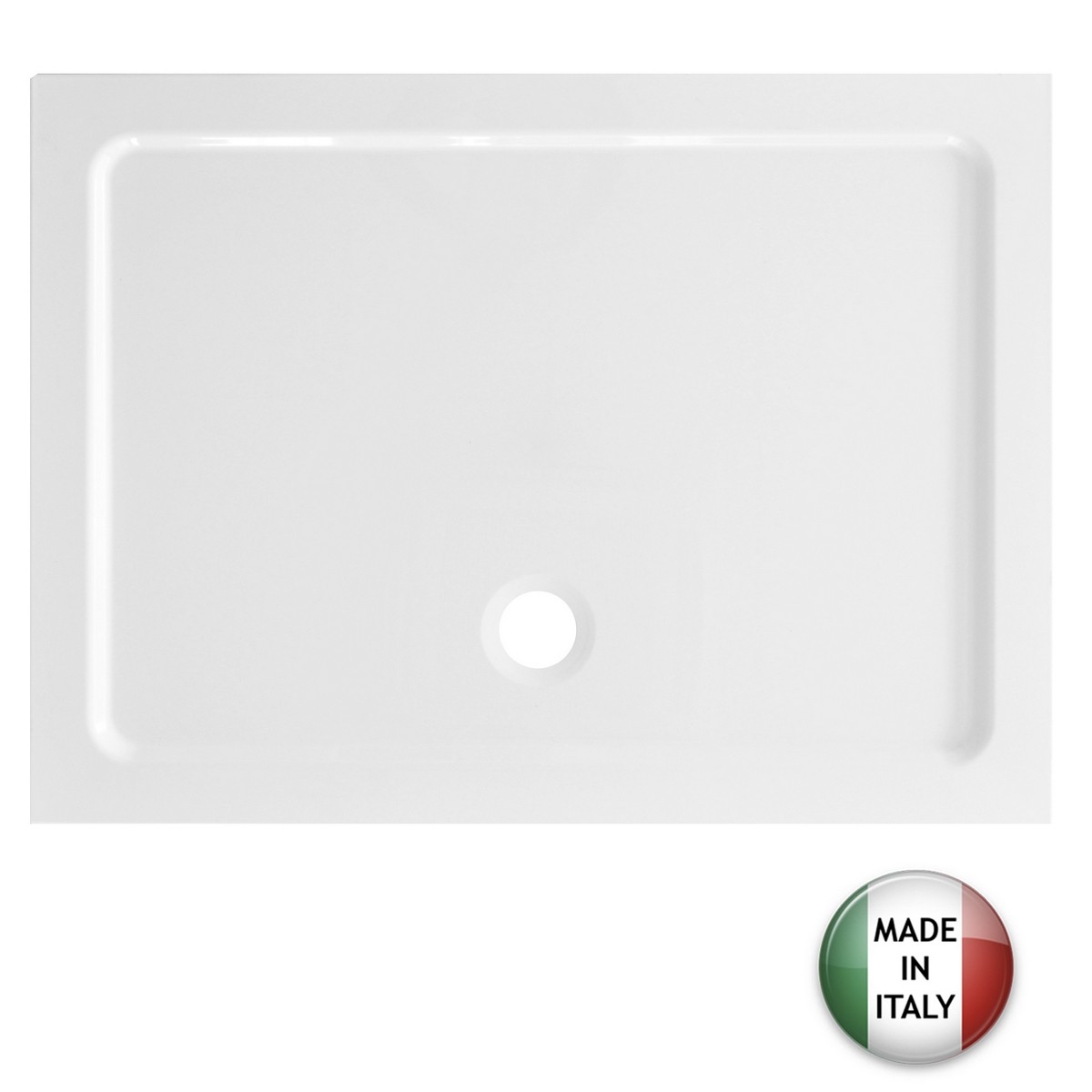 Piatto doccia 80x120 cm mr flat rettangolare