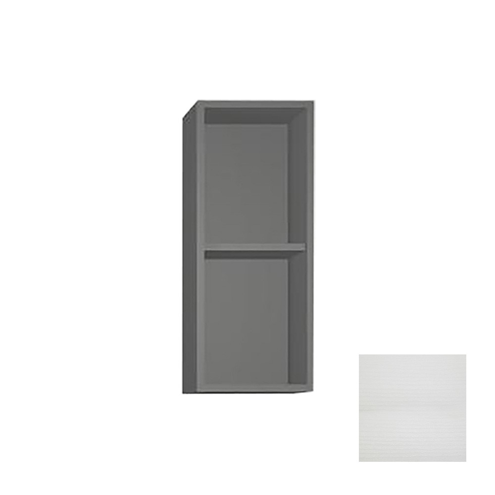 Pensile bagno bianco venato con vani a giorno 75 cm