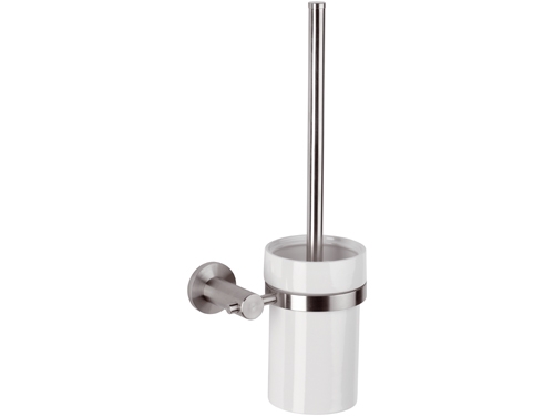 Portascopino ceramica - serie minimal inox